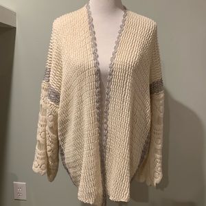 Anthropologie knitted blanket cardigan